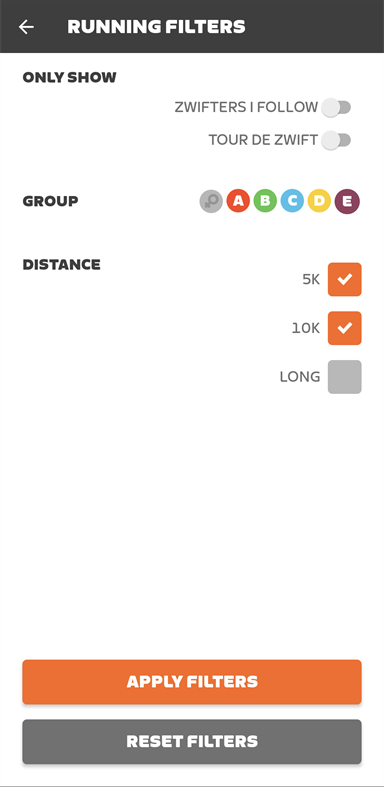 Select Filters Select Filters